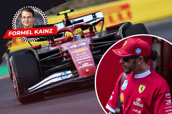 Lewis Hamilton Ferrari Ungarn-GP