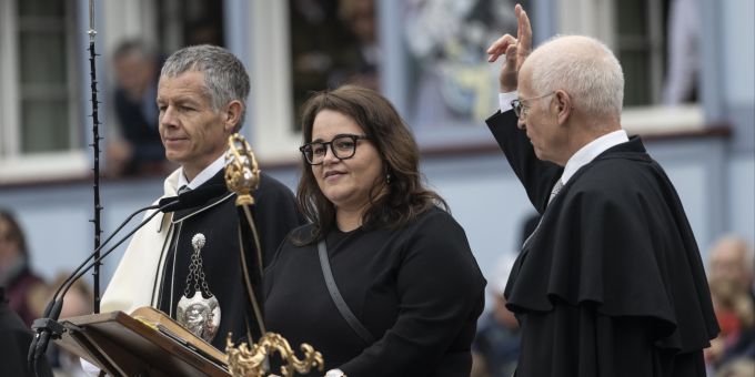 Angela Koller (Mitte) hat in Appenzell Innerrhoden für eine Premiere gesorgt. Angela Koller