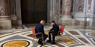 Trump und Selenskyj - «Bestes Gespräch» am Rande der Papst-Trauerfeier Trump und Selenskyj - «Bestes Gespräch» am Rande der Papst-Trauerfeier