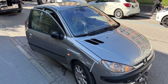 Unfall Fussgängerstreifen Glarus