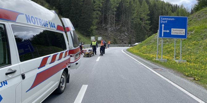 Motorradfahrer verunfallt
