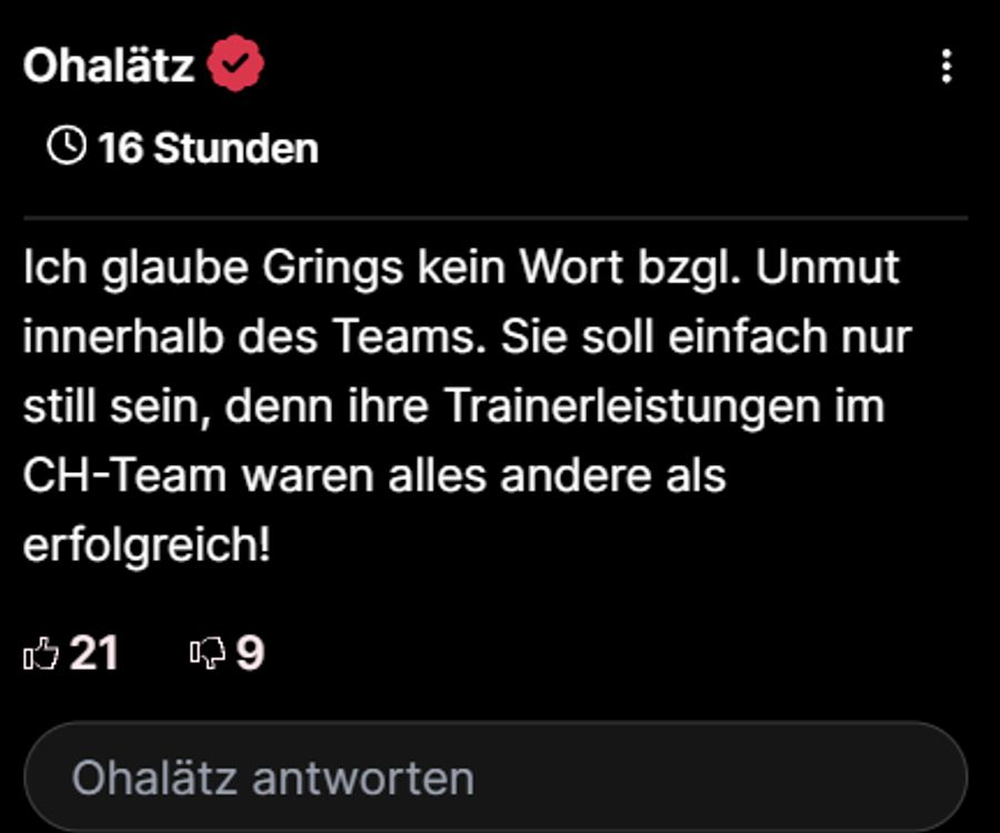 Ihre Zeit bei der Schweizer Nati ist noch nicht vergessen...