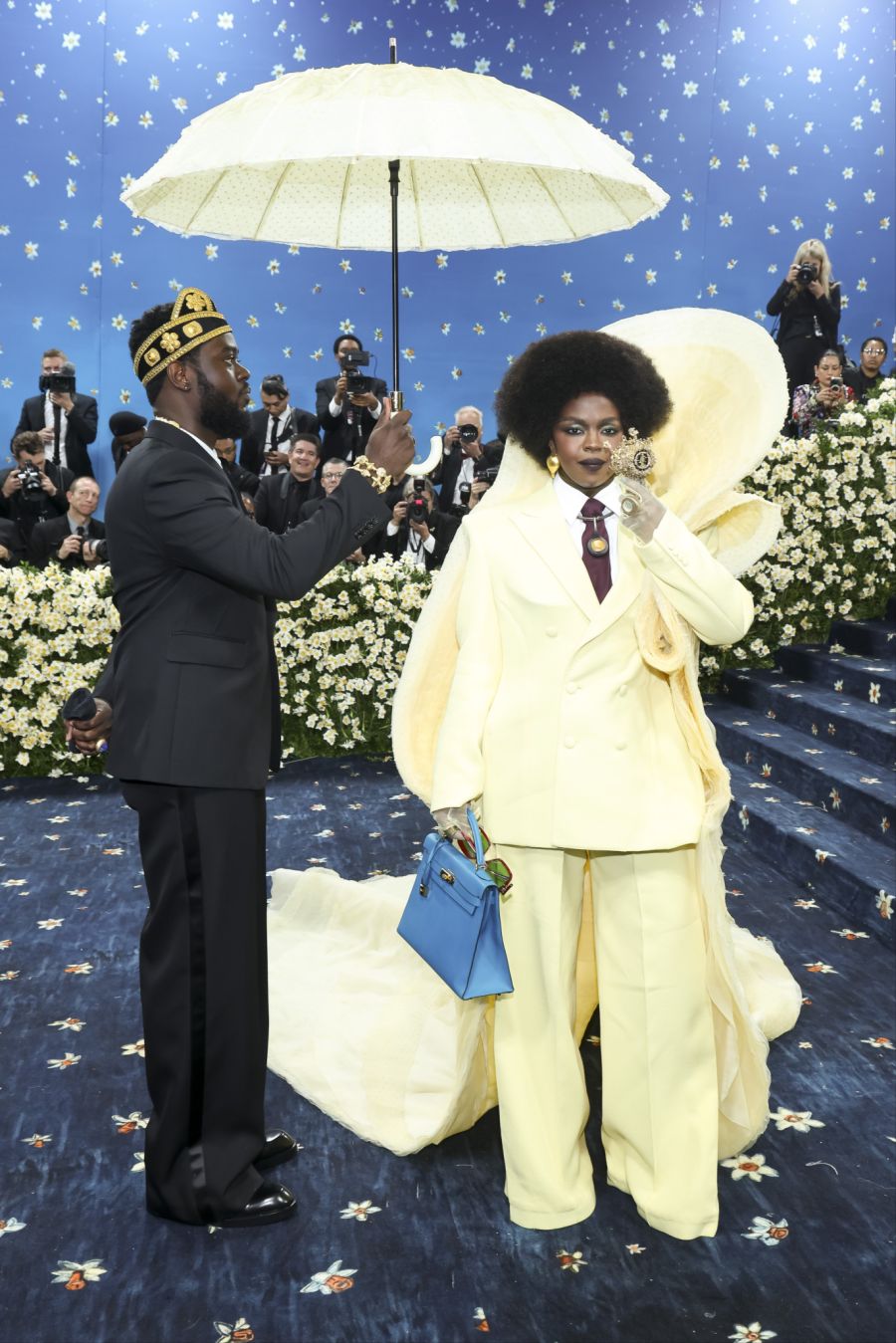 Auch Lauryn Hill hat die Eröffnung der neuen Mode-Ausstellung gefeiert.