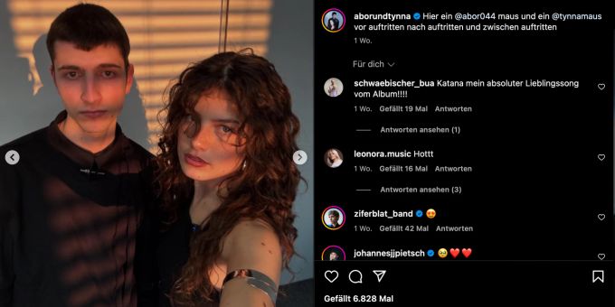 Das deutsche Duo Abor&Tynna musste aufgrund einer Kehlkopfentzündung mehrere Pre-Events des ESC 2025 absagen. esc 2025
