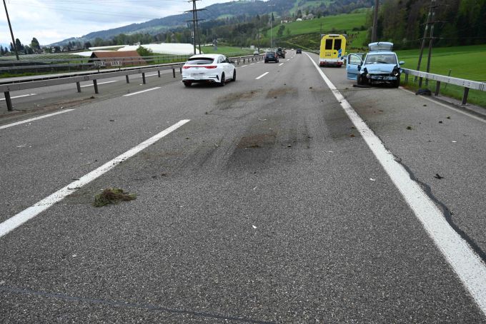 Der Mann wurde beim Unfall verletzt. Unfall