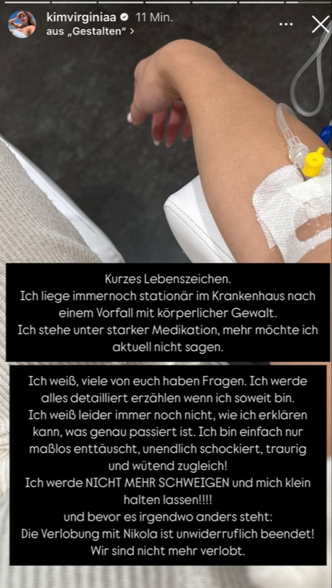 Kim Virginia Hartung hat die Verlobung mit Nikola Glumac gelöst. kim virginia hartung nikola glumac