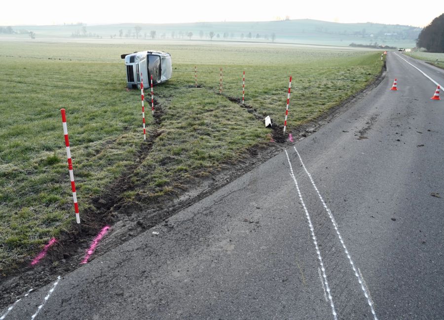 Selbstunfall in Beromünster.