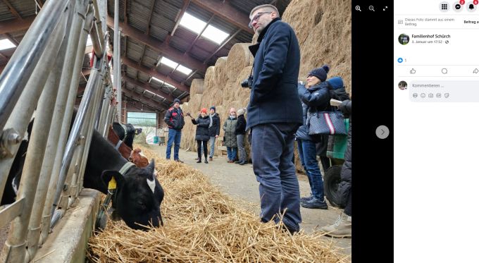 Die Konferenz des Bauernverbandes fand auf dem Biohof der Schürchs in Kirchberg BE statt. Bauernverband Schürch
