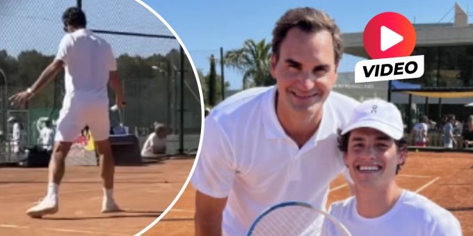 «Zittere immer noch» - Federer überrascht Rollstuhl-Athlet auf Mallorca