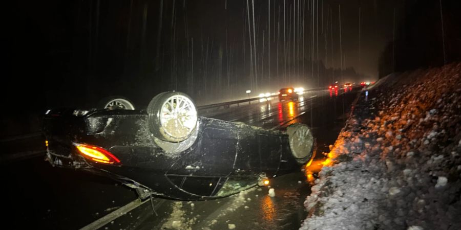 Selbstunfall auf A2.