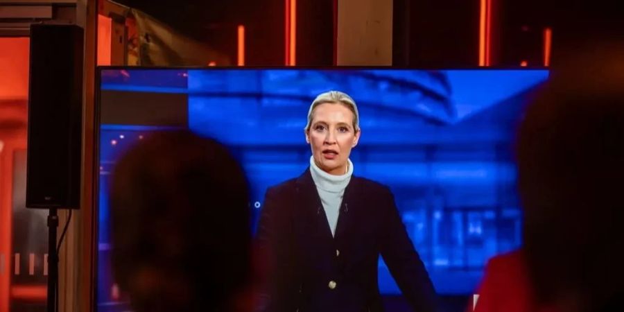 Alice Weidel musste im «Quadrell» unter anderem Stellung zu ihren Steuern nehmen.