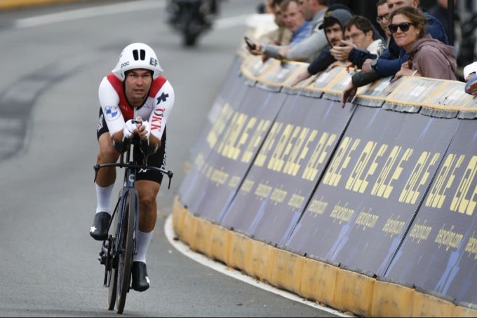 Stefan Bissegger wird beim Zeitfahren an der UAE-Tour Zweiter (Archivbild). Stefan Bissegger
