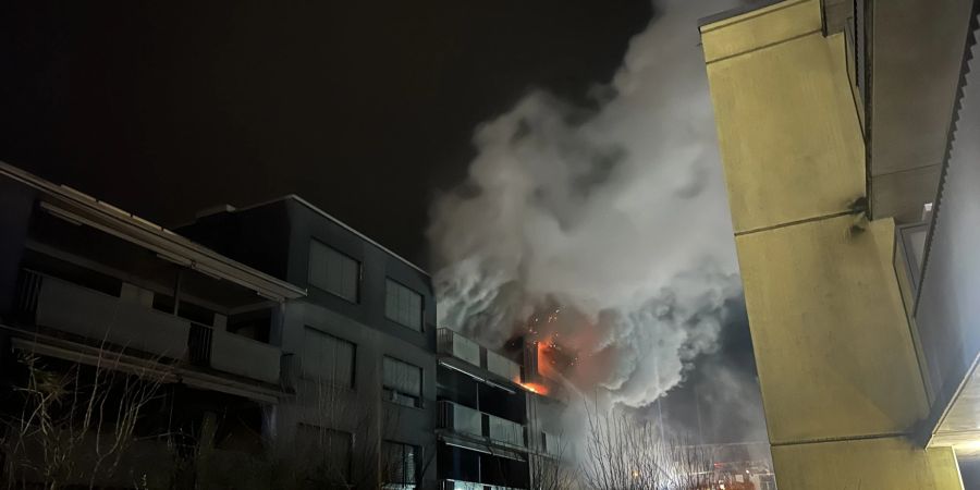 Wohnungsbrand in Laufenburg.