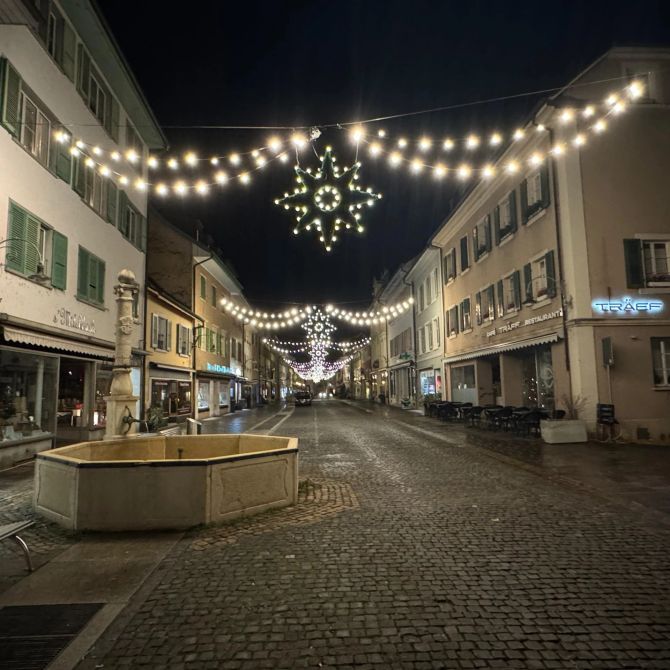 laufen weihnachtsbeleuchtung