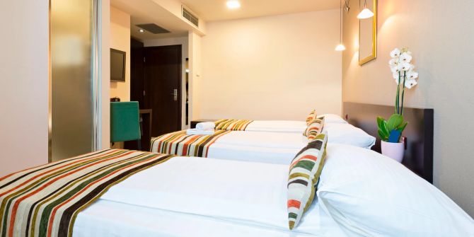 Schönes Hostelzimmer