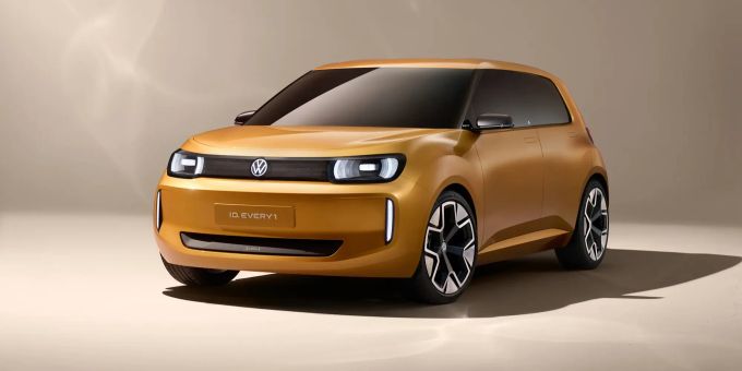 Der neue Wagen von VW. VW