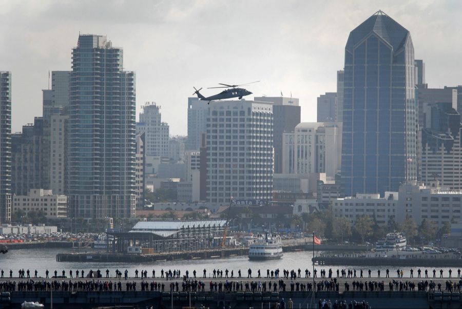 Dasselbe sagte er über San Diego.