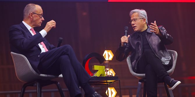 Friedrich Merz Jensen Huang
