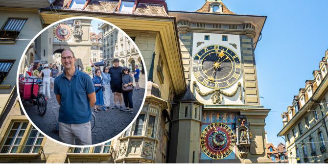 Die Berner Zytglogge-Uhr. - Daniel Zaugg