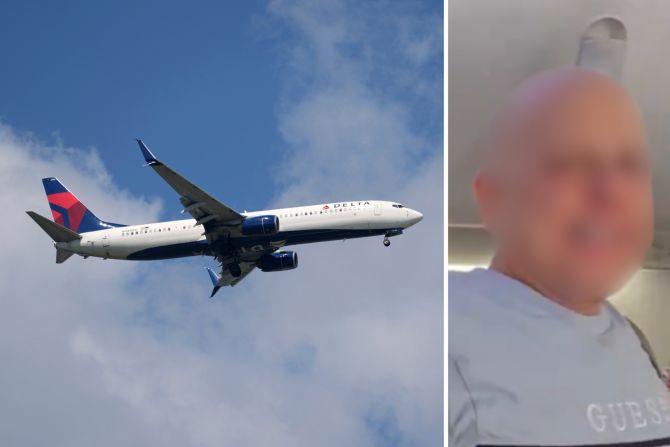 USA Flug Randale