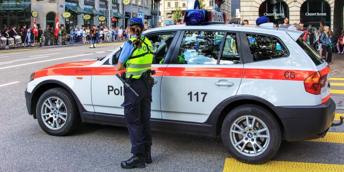Polizei Schweiz Einsatz Frau