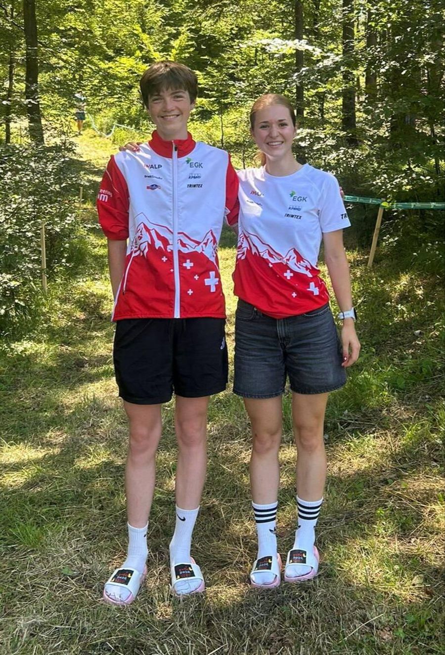Kasimir Graber und Lenia Grimm halten mit der europäischen Spitze mit.