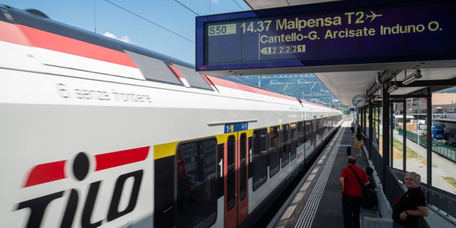 Auch die Verbindungen zum Flughafen Malpensa sollen im Rahmen einer neuen Vereinbarung zwischen dem Tessin und der Lombardei verbessert werden. (Archivbild)
