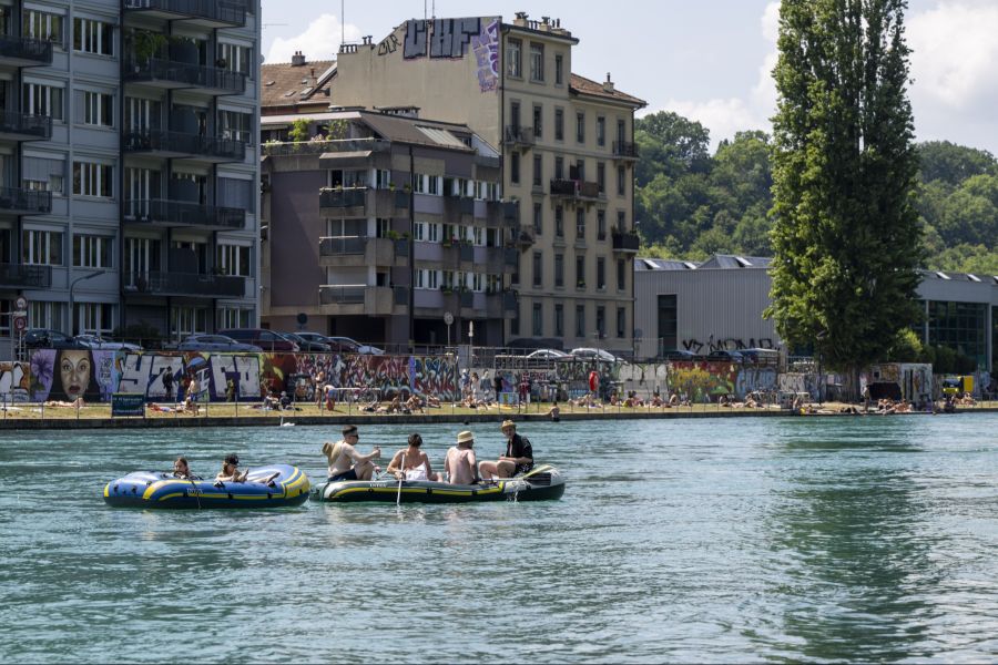 Böötli-Tour auf der Rhone