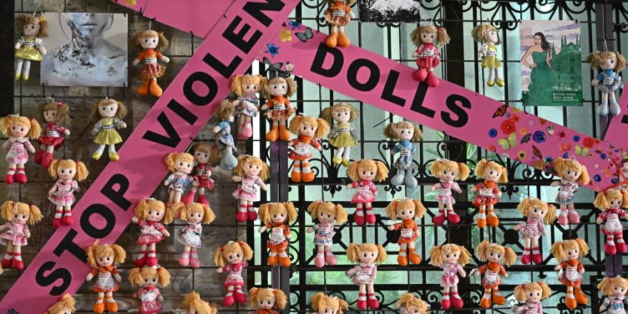 Die «Wall of Dolls» in Genua. (Archivbild)