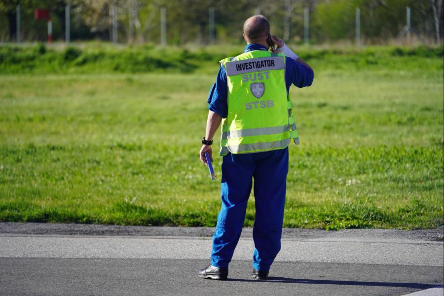 Im Einsatz stand auch die Schweizerische Sicherheitsuntersuchungsstelle (Sust).