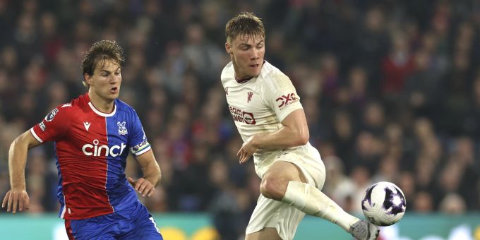 Rasmund Hojlund von Manchester United während des Spiels gegen Crystal Palace. Manchester United