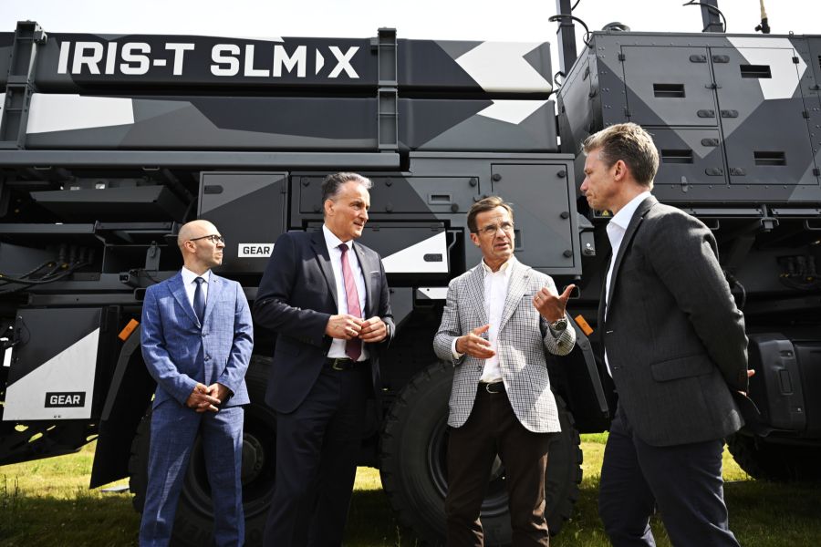 Iris-T-SLM-Flugabwehrsystem Diehl Schweden