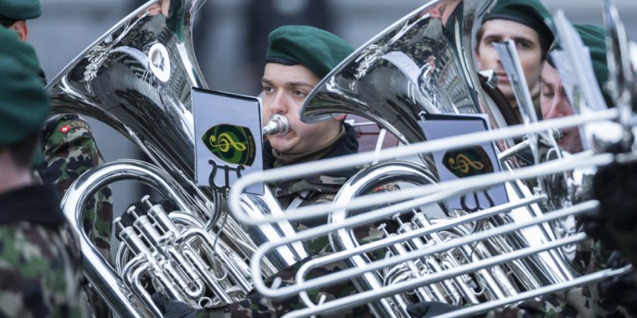 Ob Dorffest oder Staatsempfang: Eine Blasmusik ist oft nicht weit. (Archivbild)
