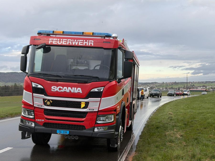 Die Rettungskräfte standen mit einem Grossaufgebot im Einsatz.