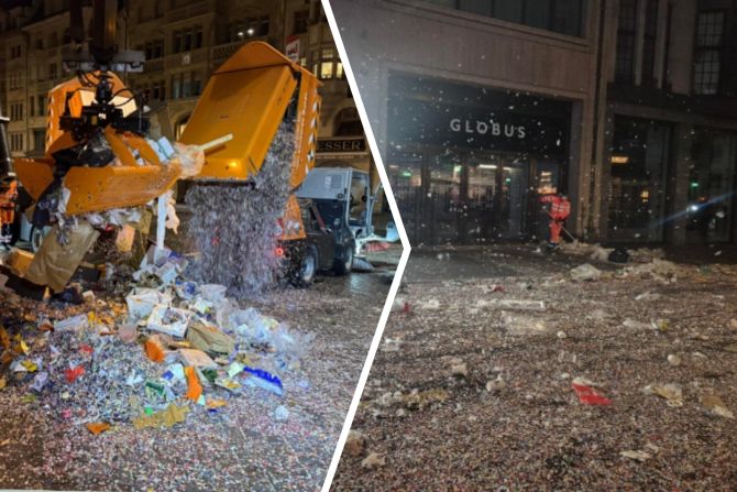 Basler Fasnacht Abfall