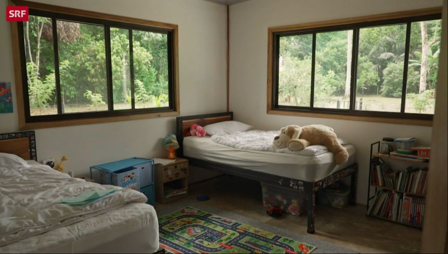 Das Schlafzimmer ihrer beiden Söhne.