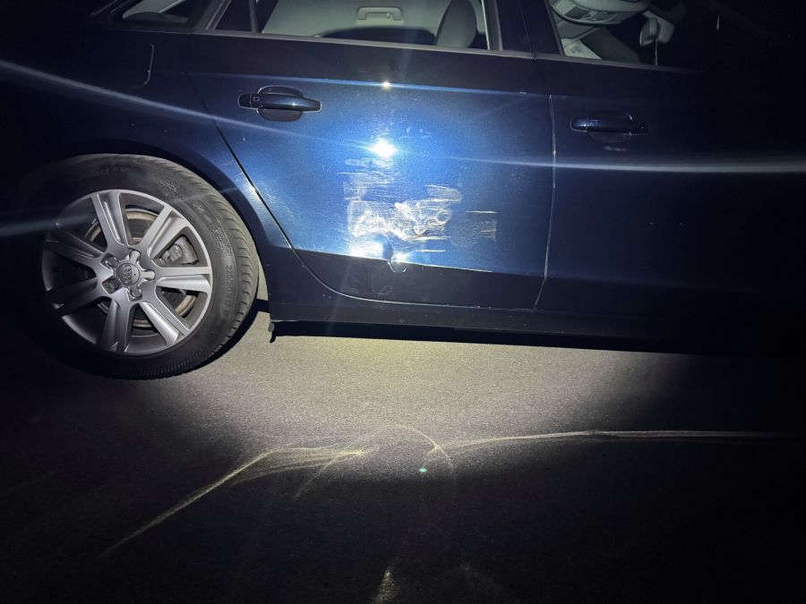 Beschädigtes Fahrzeug