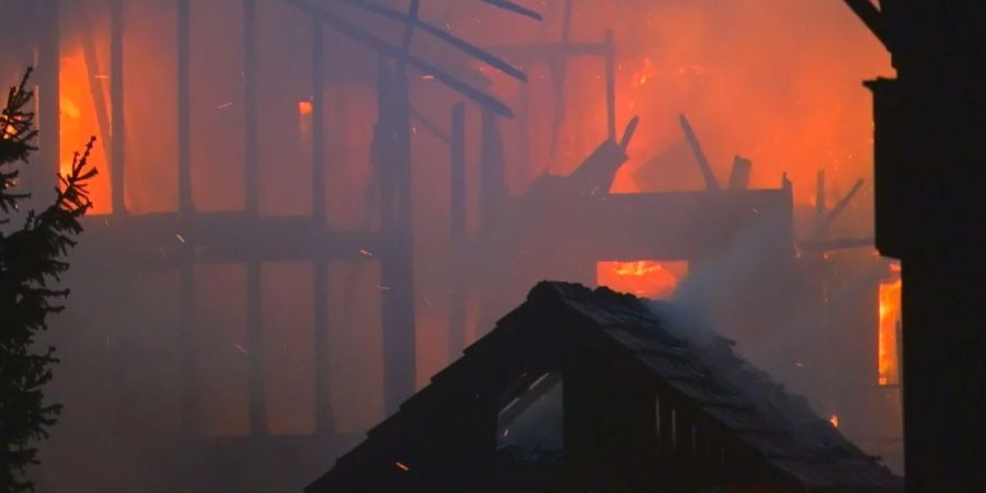 Brand in Bärau