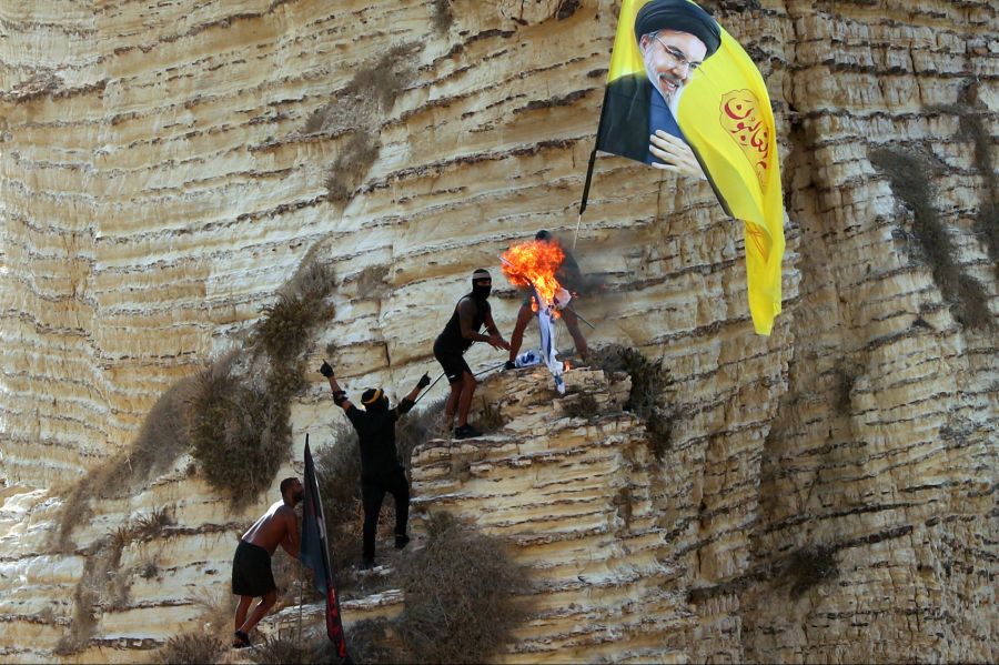 Noch nicht besiegt: Die mit dem Iran verbündeten Kämpfer der Hisbollah-Miliz.