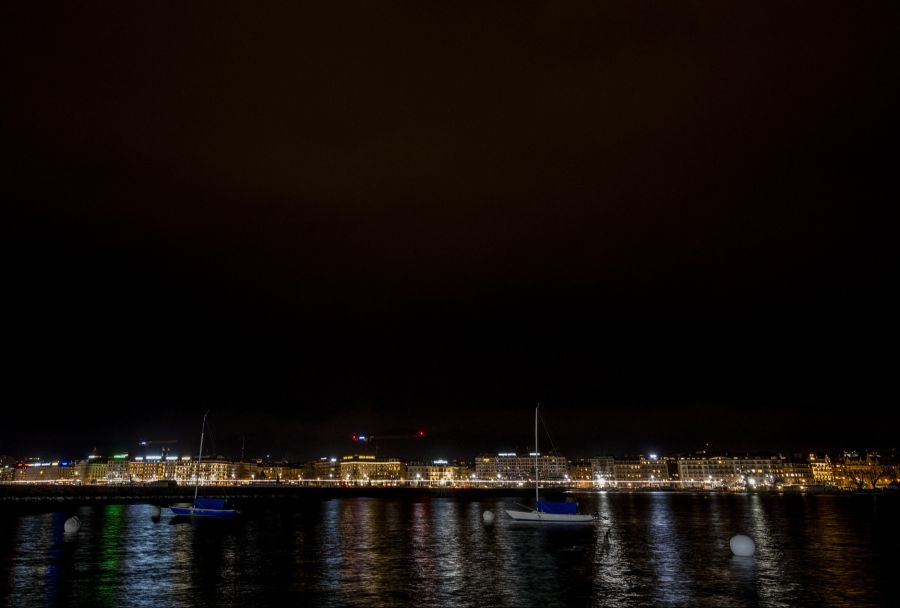 Auch der Jet d'eau in Genf wurde 2025 für eine Stunde abgestellt.