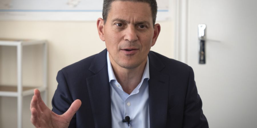 «Bei globalen Fragen gab es in Davos Leerstellen», sagte IRC-Präsident David Miliband der Deutschen Presse-Agentur in Davos. (Archivbild)