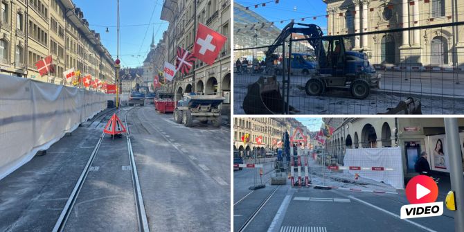 Baustelle Bern Tram