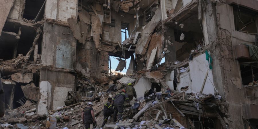 Nach massiven israelischen Angriffen in der libanesischen Hauptstadt Beirut sind 203 Menschen getöten worden. Mehr als Tausend wurden verletzt.