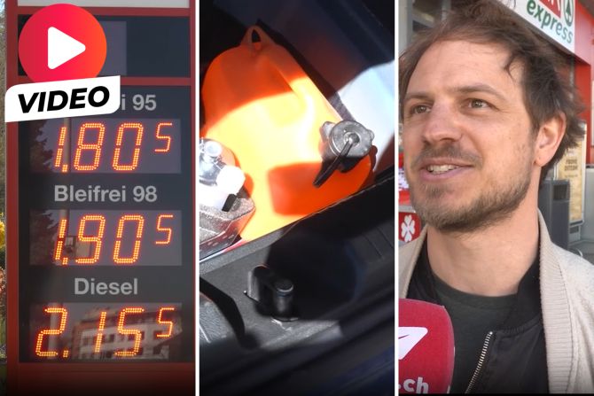 Deutsche Schweizer Tankstellen