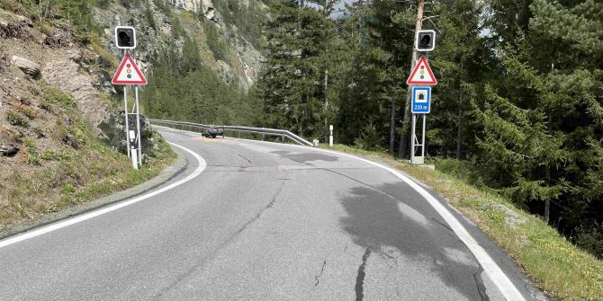 Samnaunerstrasse Unfall