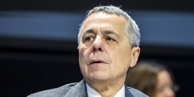 Aussenminister Ignazio Cassis
