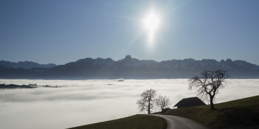 Wer im Dezember die Sonne suchte, musste in die Höhe gehen. (Archivbild)