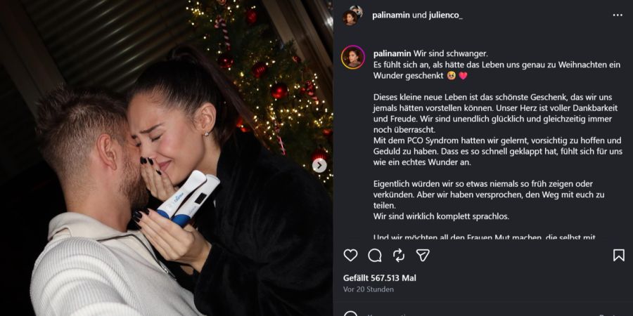 Julian Claassen Palina Schwangerschaft