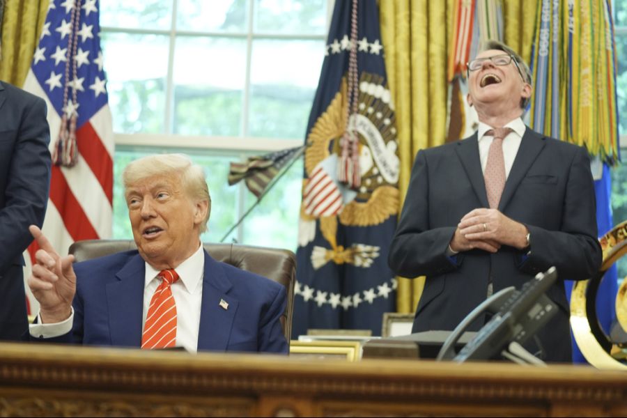 Mandelson Trump Grossbritannien