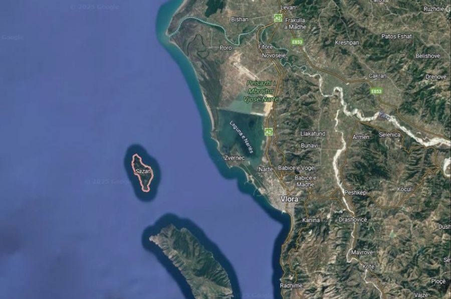 Insel Sazan